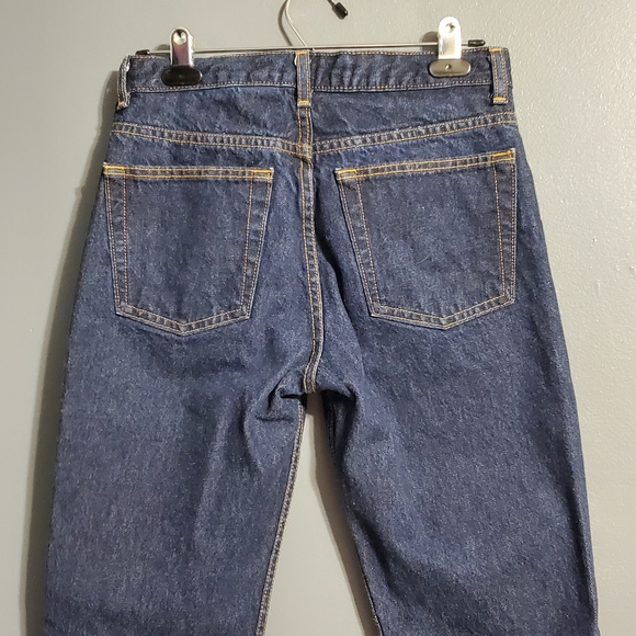 GAP Dark Blue Button Fly Women's Bootcut Ankle Jeans 100% Cotton Size 6 - Picture 5 of 9